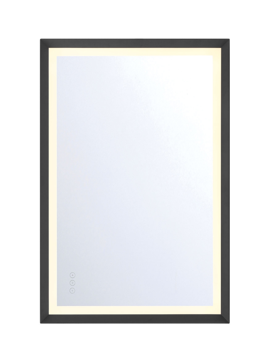 Picture of Eurofase 48974-035 Artell 24 x 36 in. Brushed Black Mirror