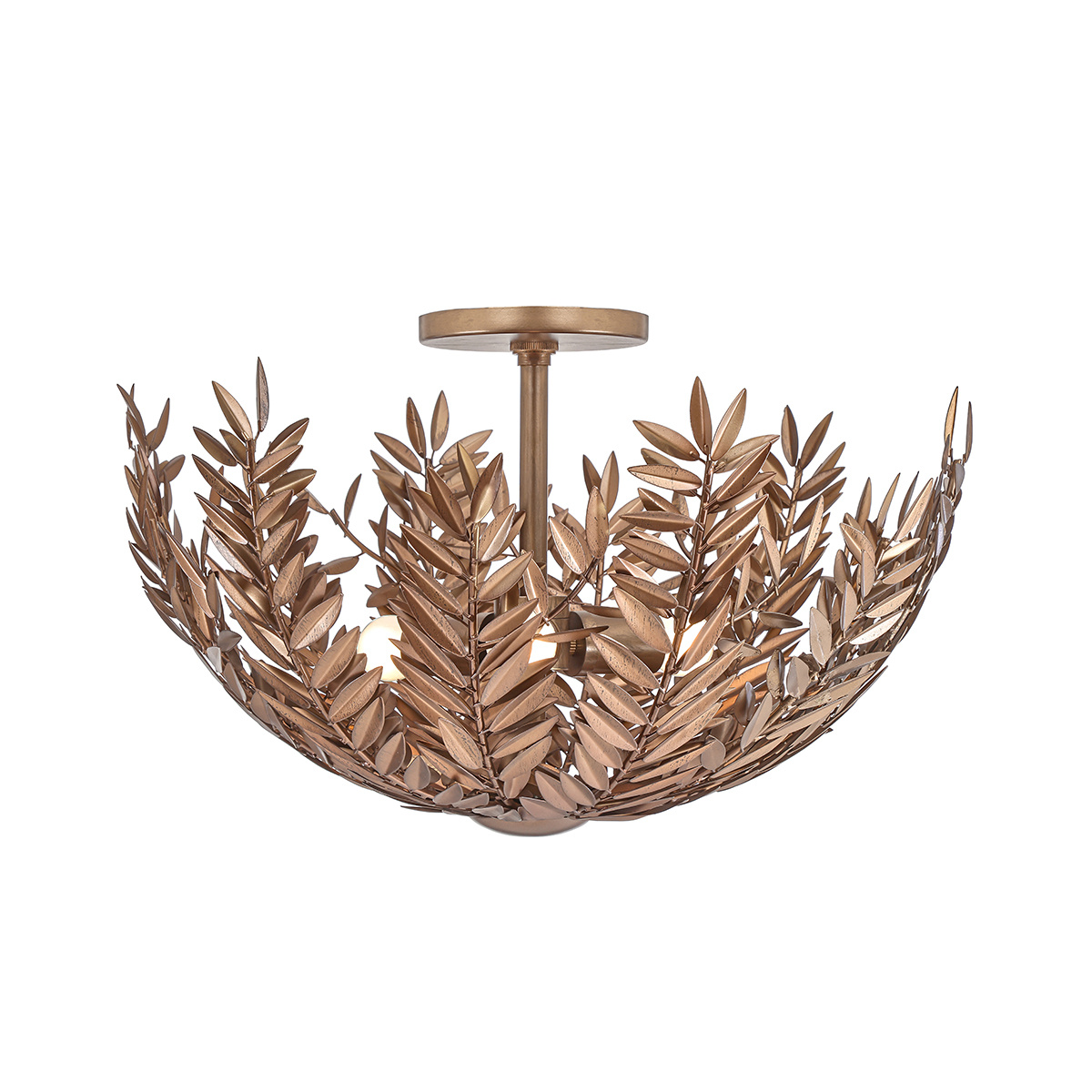Picture of Eurofase 46437-013 Jalore 3-Light 22 in. Oil Rubbed Bronze Bronze Steel Flush Mount Ceiling Light