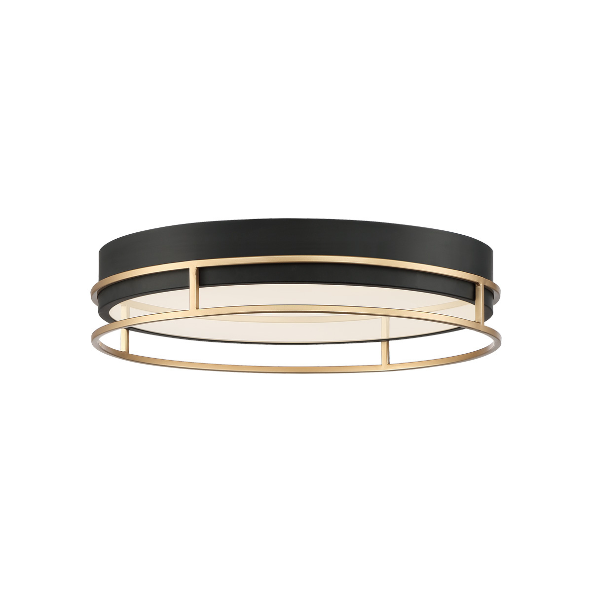 Picture of Eurofase 39408-013 Grafice 18 in. Gold & Black Mix Flush Mount Ceiling Light