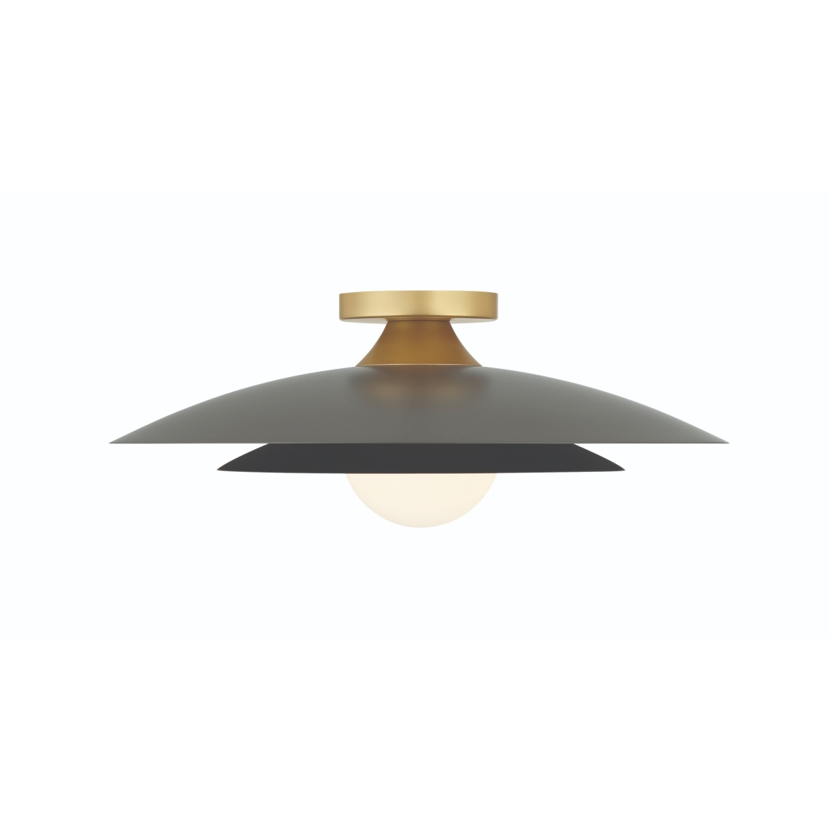 Picture of Eurofase 46815-033 Welsh 18 in. Matte Grey White Glass Flush Mount Ceiling Light