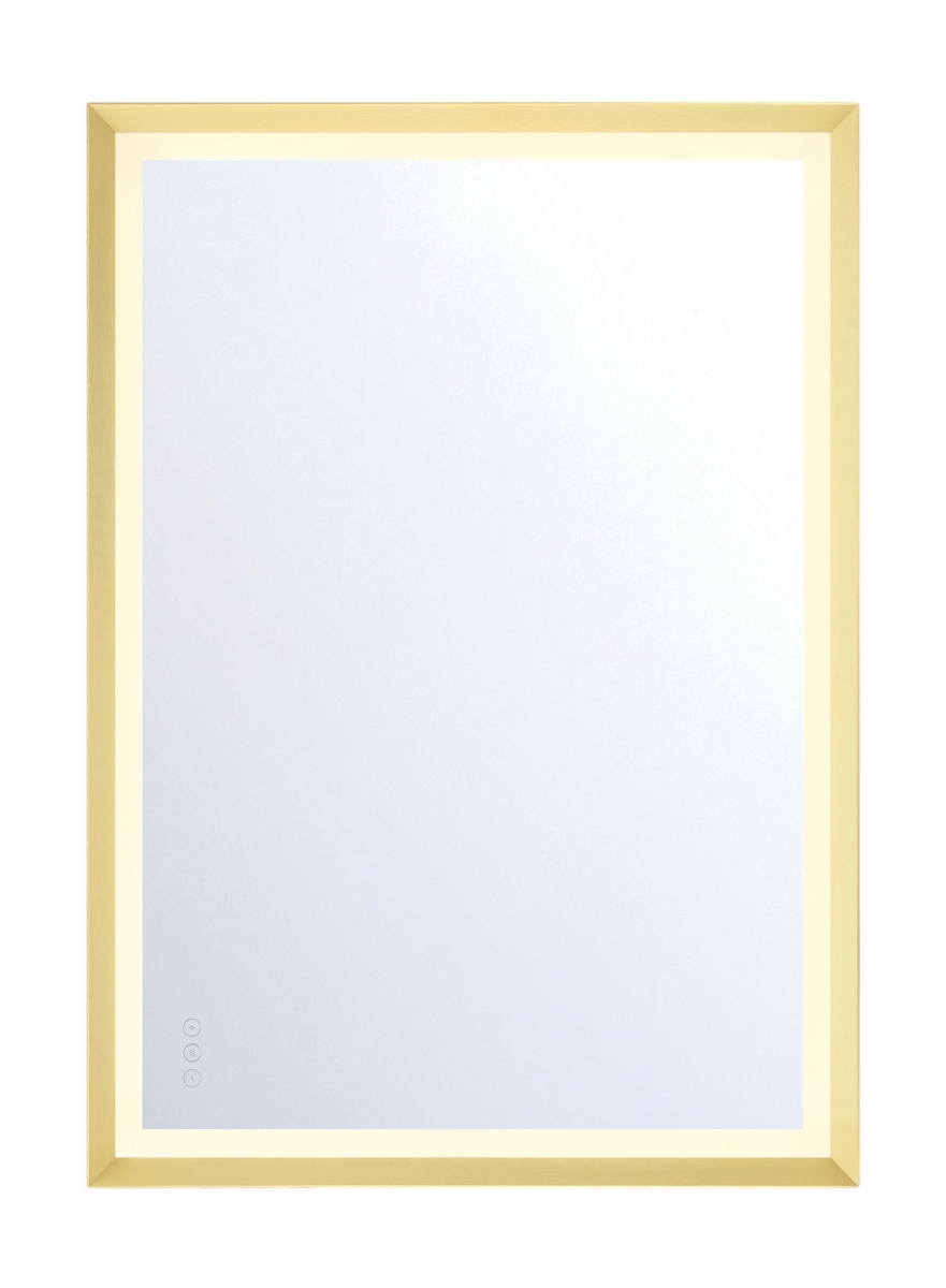 Picture of Eurofase 48975-018 Artell 30 x 42 in. Brushed Gold Mirror