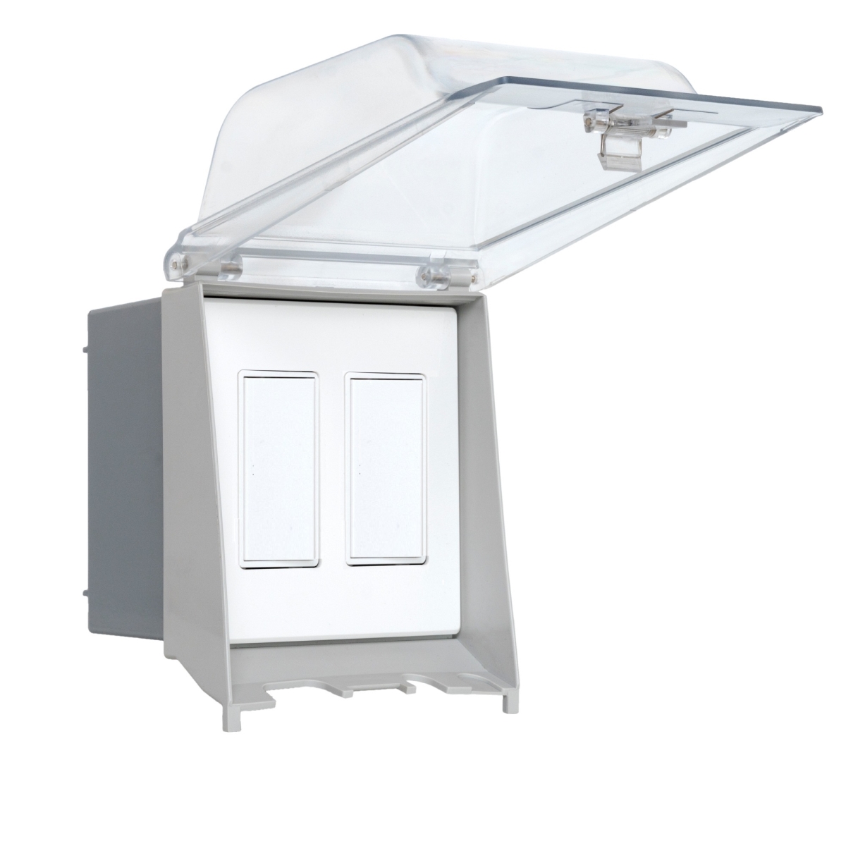 EFDOSPW2 2 Single Paddle, On/Off Switch, Weatherproof,Wh