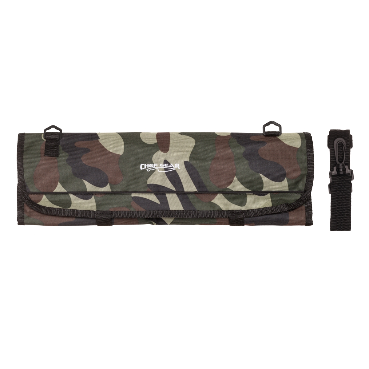 Picture of Ergo Chef 1009C 9 Pocket Chef Gear Knife Roll Bag - Camo