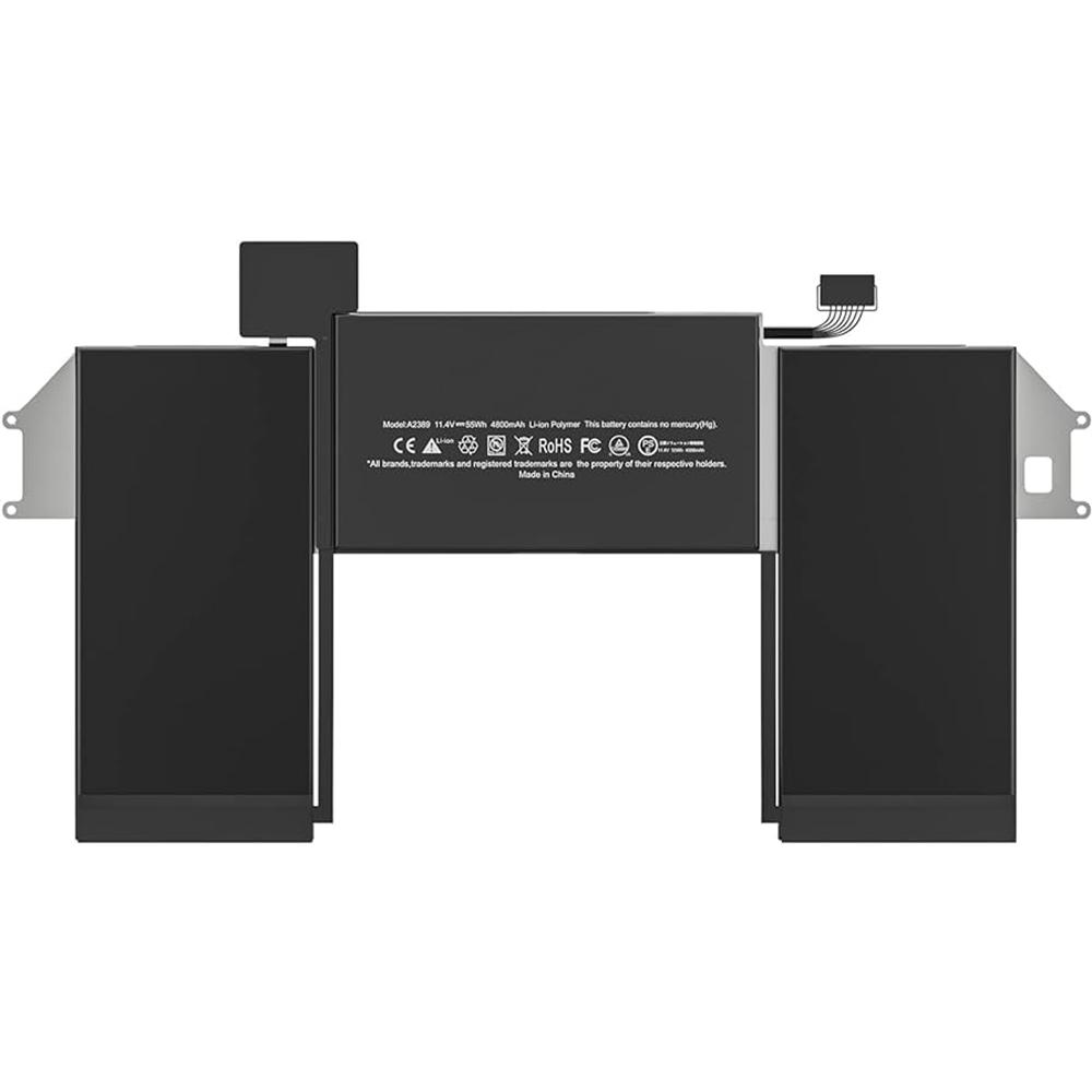 A2389-ER 54.2Wh Laptop Battery for Apple MacBook Air 13 All 2020, Black
