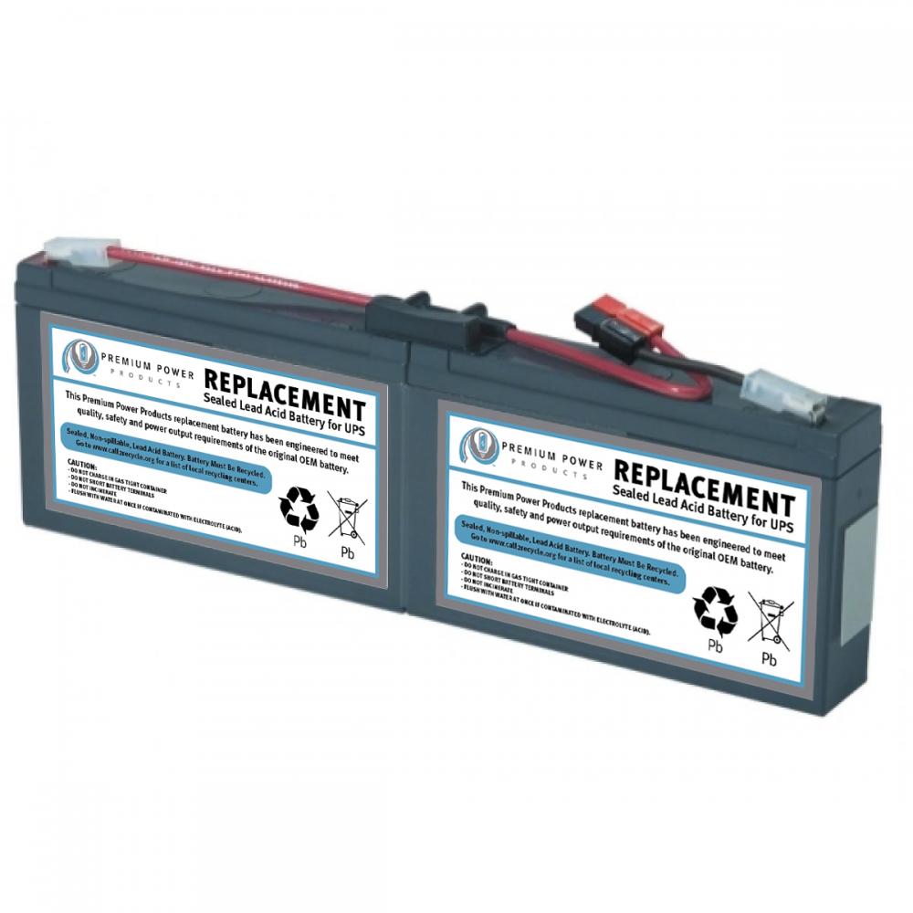 Picture of Premium Power Products SLA18-ER No.18 Sealed Lead Acid Battery for APC Smart UPS PS250&#44; Black