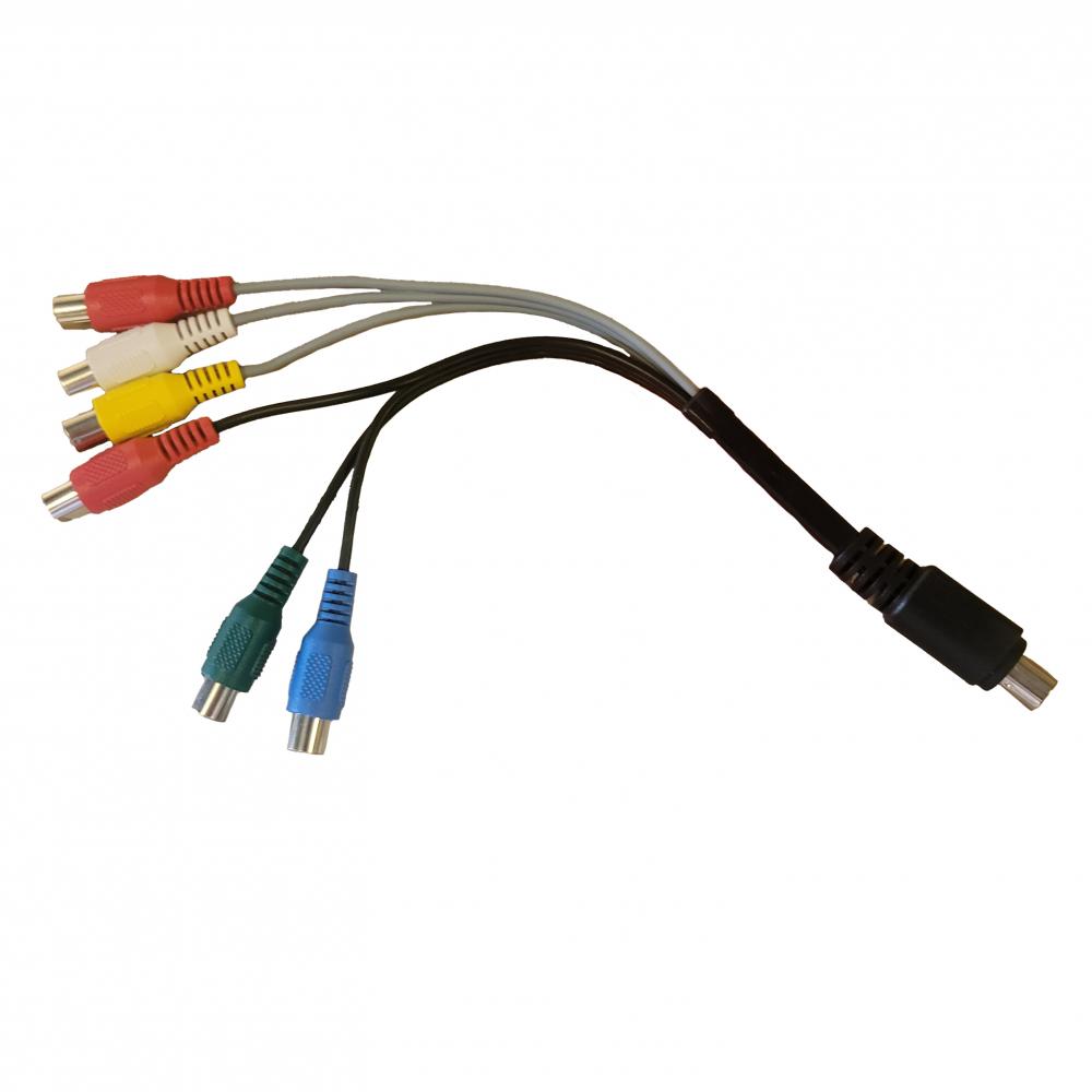 Picture of Premium Power Products 3069-0202-DTV 8 ft. 6F Mini DIN A-V Cable for DirecTV H-25
