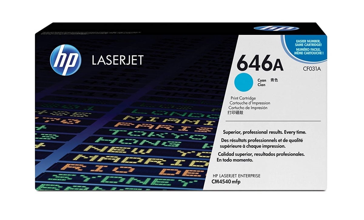 Picture of eReplacements CF031A LaserJet Toner Catridge - Cyan