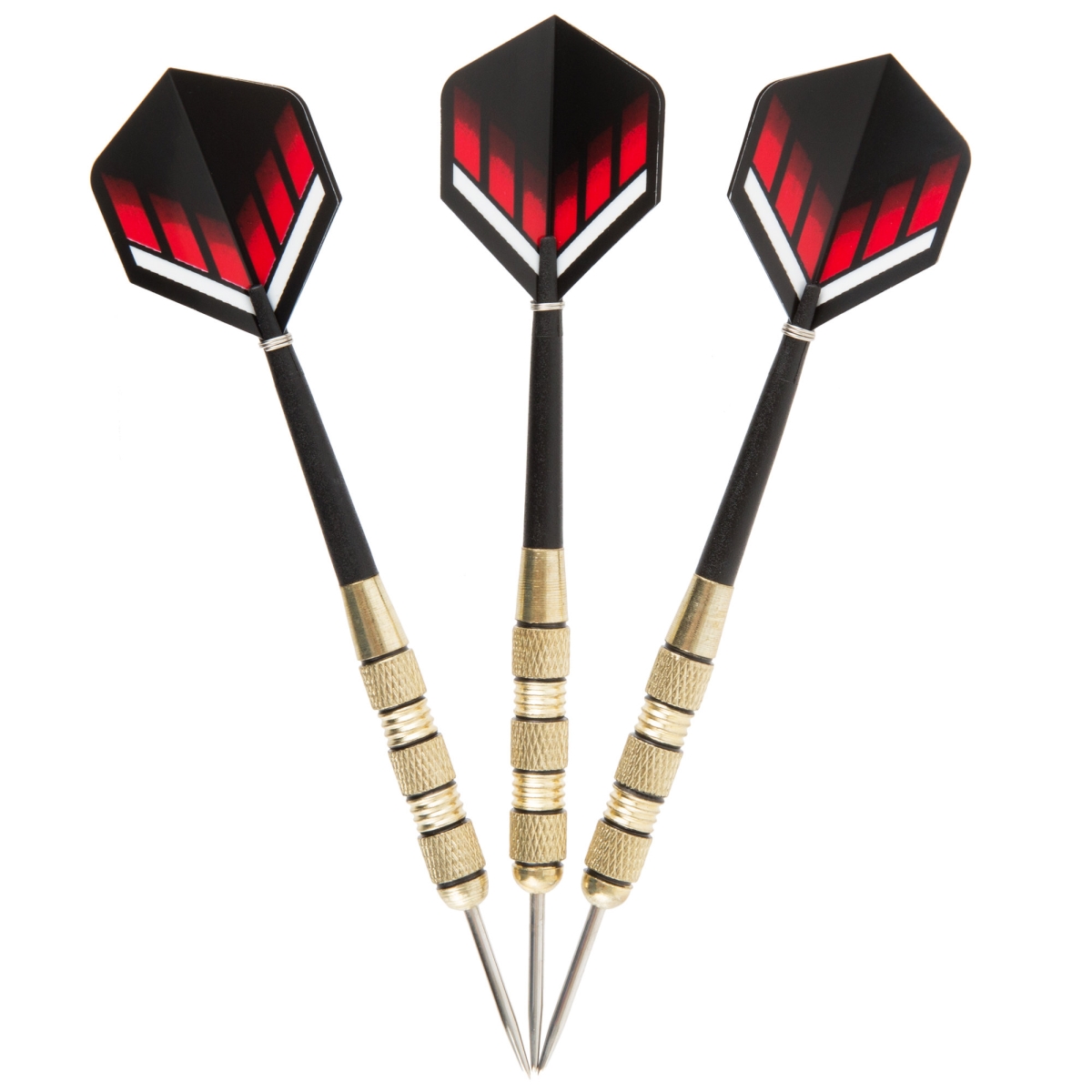 Picture of Unicorn D71807 Steel Tipped 100 Dart Set&#44; Black&#44; Red & White - Pack of 3