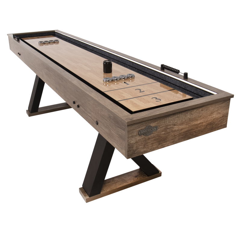 Picture of American Legend AL5001W 9 ft. Kirkwood Light Up Shuffleboard with Bowling