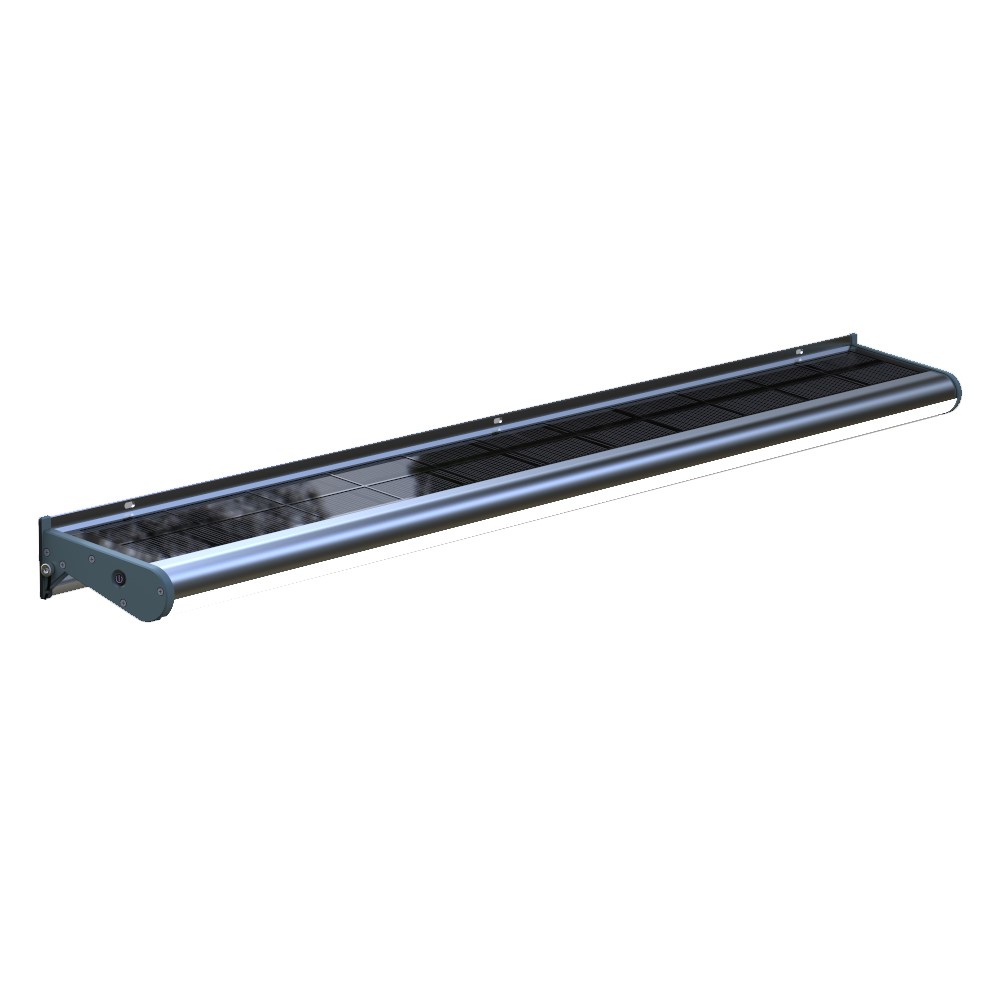 Picture of eLEDing EE820W4F Solar Powered 20 watt Gray Outdoor Integrated LED Wall Flood&#44; Billboard Sign A.D. Light - Dusk to Dawn for Buildings