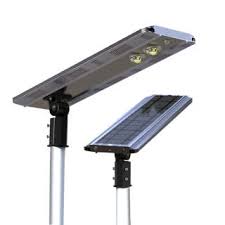 Picture of eLEDing EE820W-AI20 AI SMART 3200 Lumen Brown Solar Power Motion Activated Outdoor Integrated CREE LED Street Area Light
