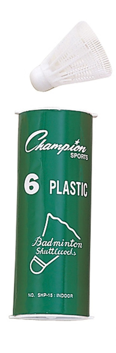 Picture of Champion Sports CHSSHP15 Plastic Indoor Shuttlecock