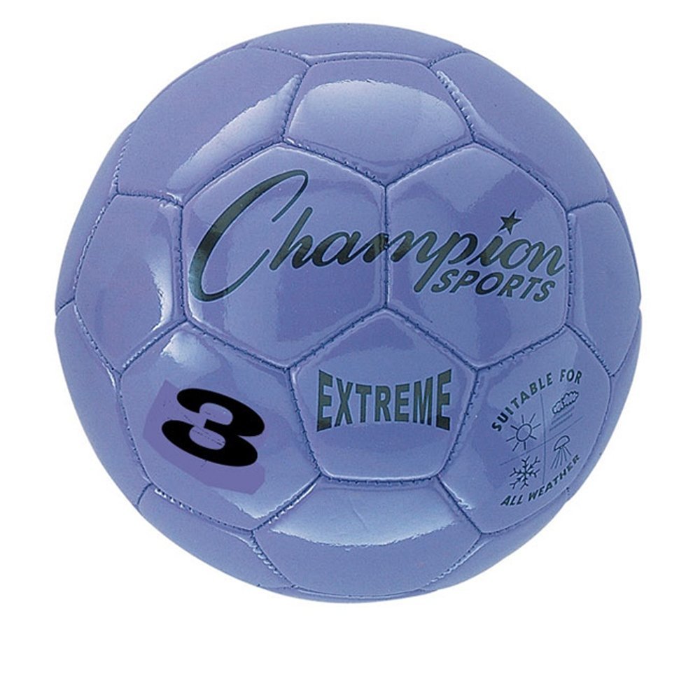 Picture of Champion Sports CHSEX3PR 3 Size Extreme Series Soccer Ball - Purple