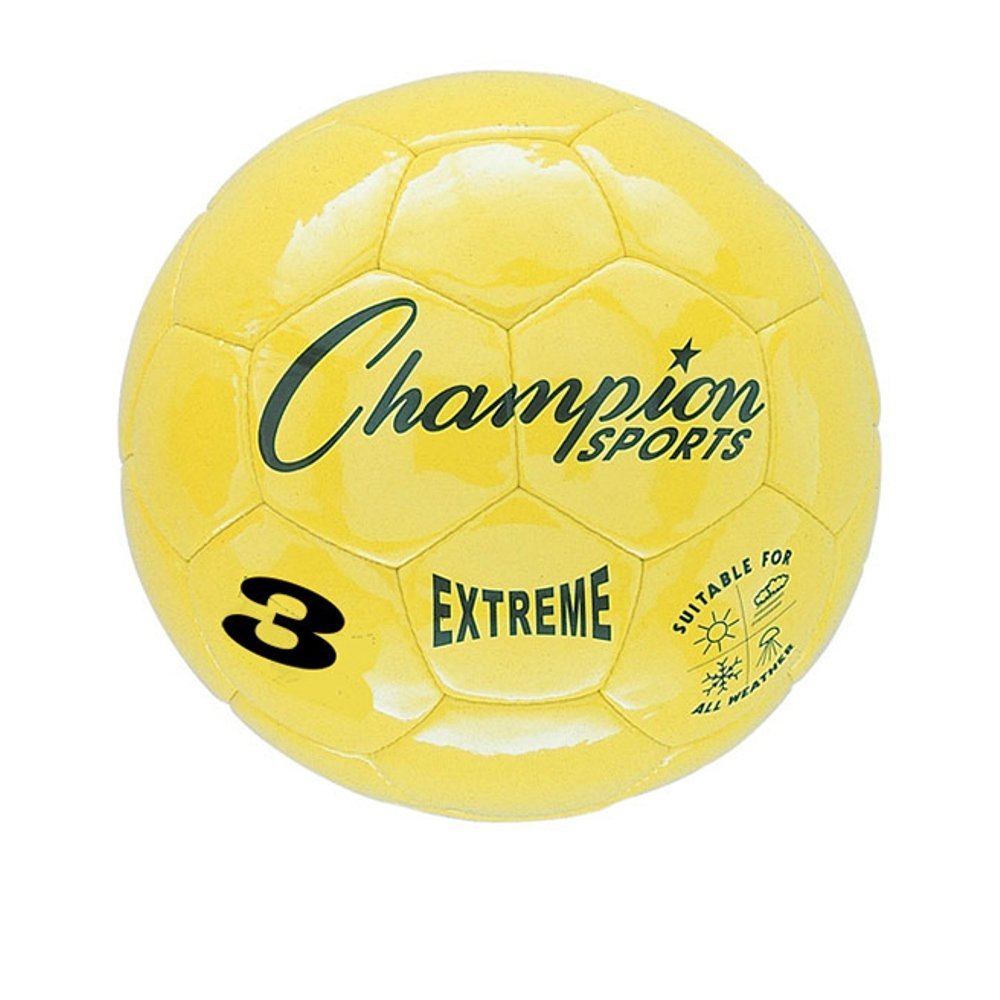 Picture of Champion Sports CHSEX3YL 3 Size Extreme Series Soccer Ball - Yellow