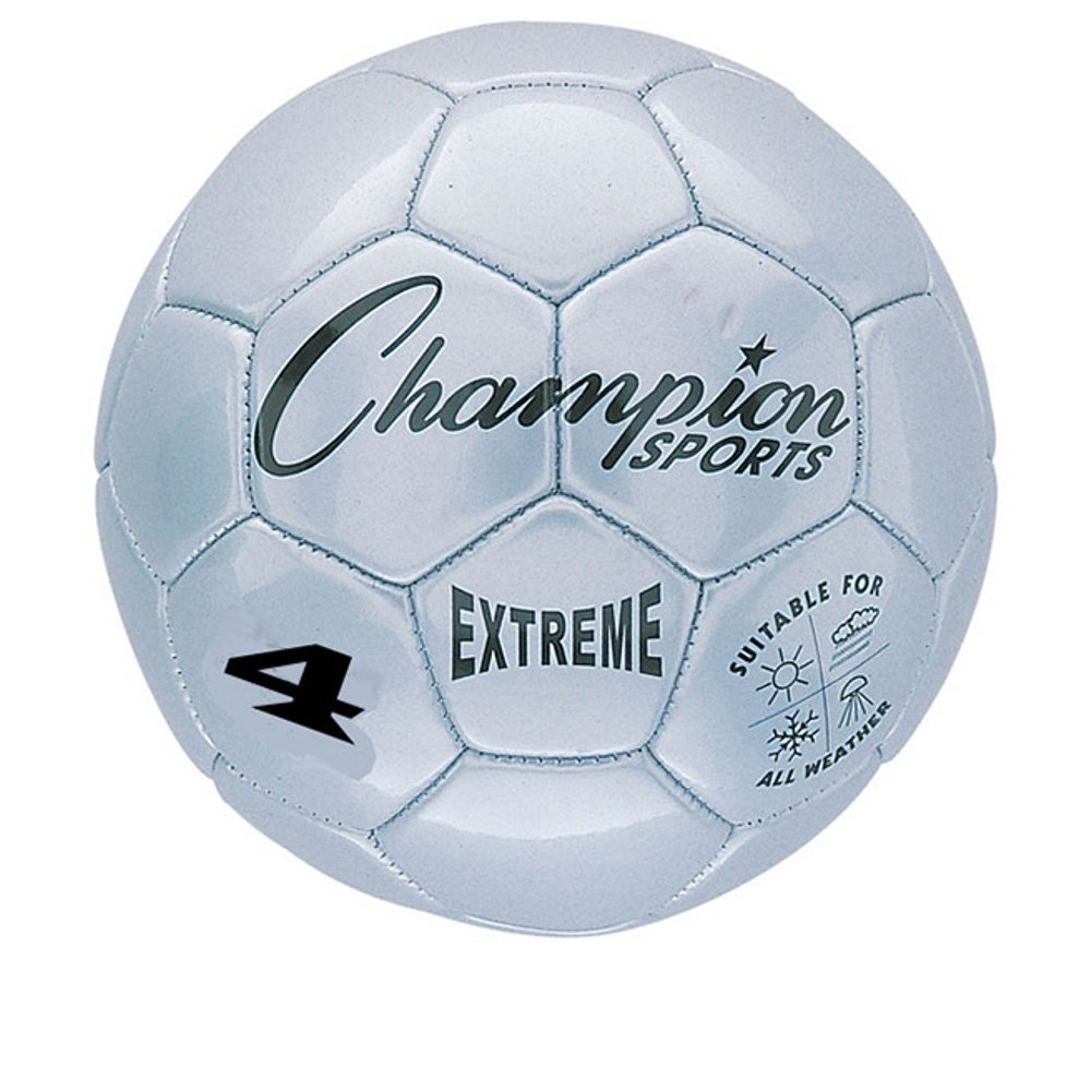 Picture of Champion Sports CHSEX4SL 4 Size Extreme Series Soccer Ball - Silver