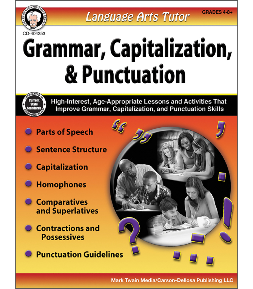 Picture of Carson Dellosa CD-404253 Language Arts Tutor Punctuation Resource Book&#44; Grades 4-8