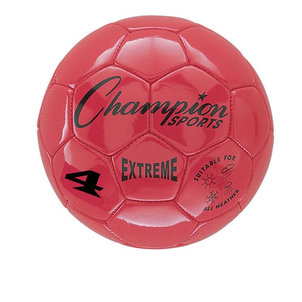 Picture of Champion Sports CHSEX4RD 4 Size Extreme Series Soccer Ball - Red