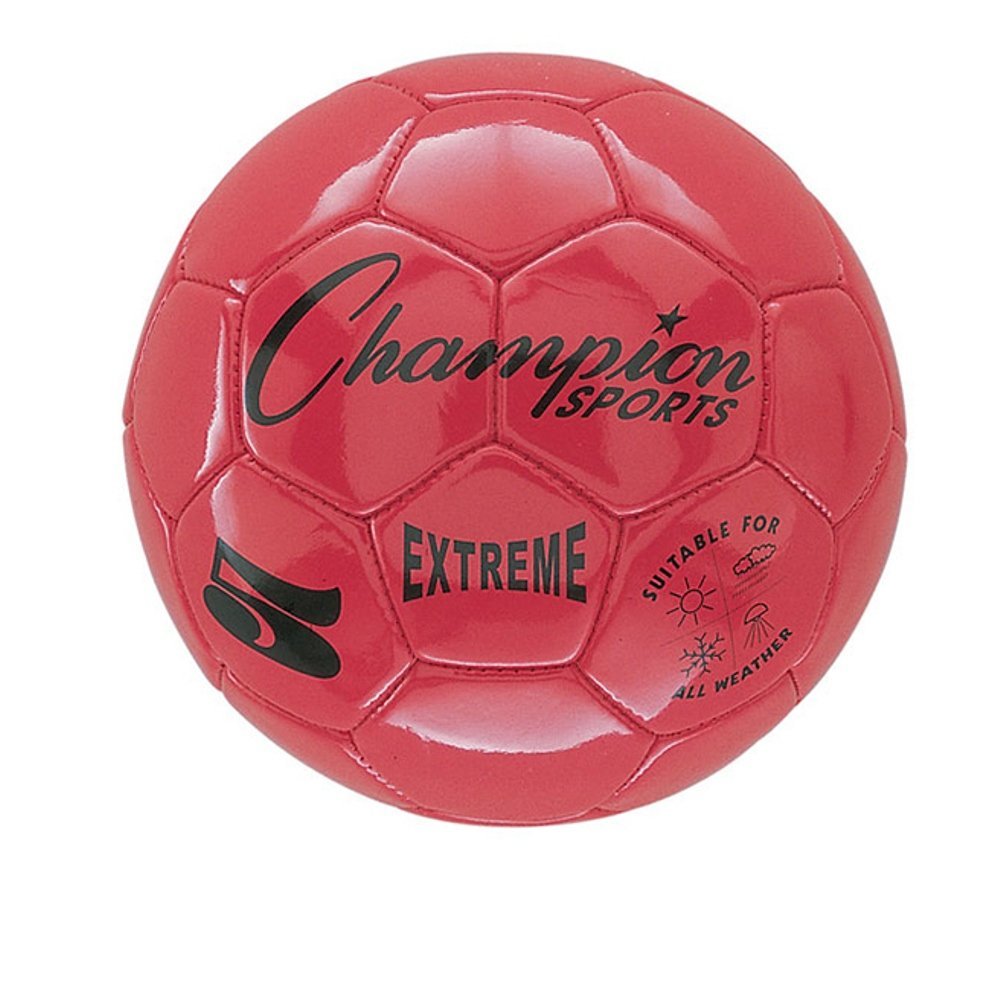 Picture of Champion Sports CHSEX5RD 5 Size Extreme Series Soccer Ball - Red