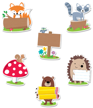 Picture of Creative Teaching Press CTP6099 6 in. Woodland Friends Designer Cut-Outs
