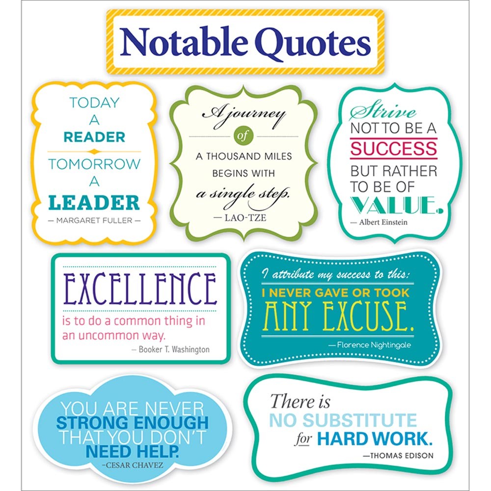 Picture of Scholastic Teaching Resources SC-810509 Notable Quotes Bb St