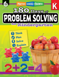 180 Days of Problem Solving for Kindergarten, Grade K