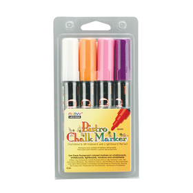 Picture of Uchida of America UCH4804B Bistro Chalk Markers & Board Tip - Multi Color