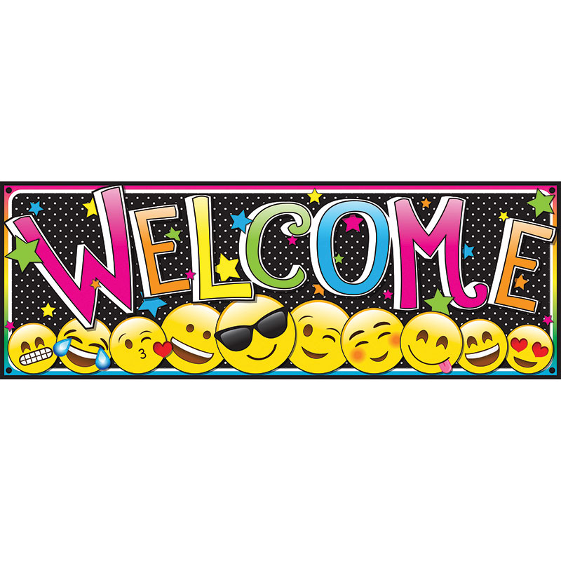 Picture of Ashley Productions ASH11310 Emoji Magnetic Welcome Banner
