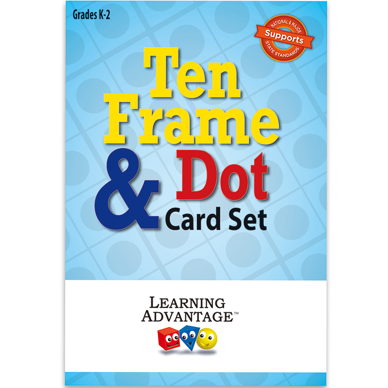 Picture of Learning Advantage CTU7295 Ten Frames Dot Card Set