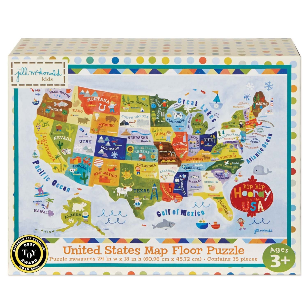 EU-BJP712704 Hip Hip Hooray Its The USA Puzzle