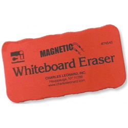 Picture of Charles Leonard CHL74540 4 x 2 in. Magnetic Whiteboard Eraser&#44; Red