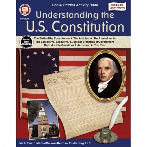 Picture of Carson Dellosa CD-405014 Understanding The US Constitution Workbook - Grade 5-12