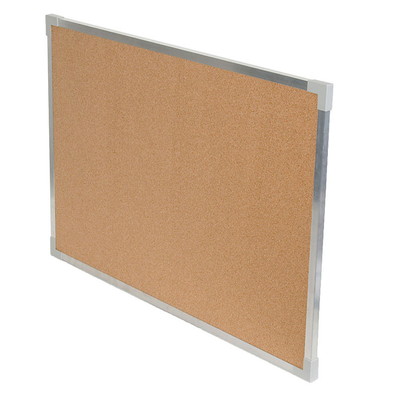 Aluminum Framed Cork Board, 24 x 36 in.
