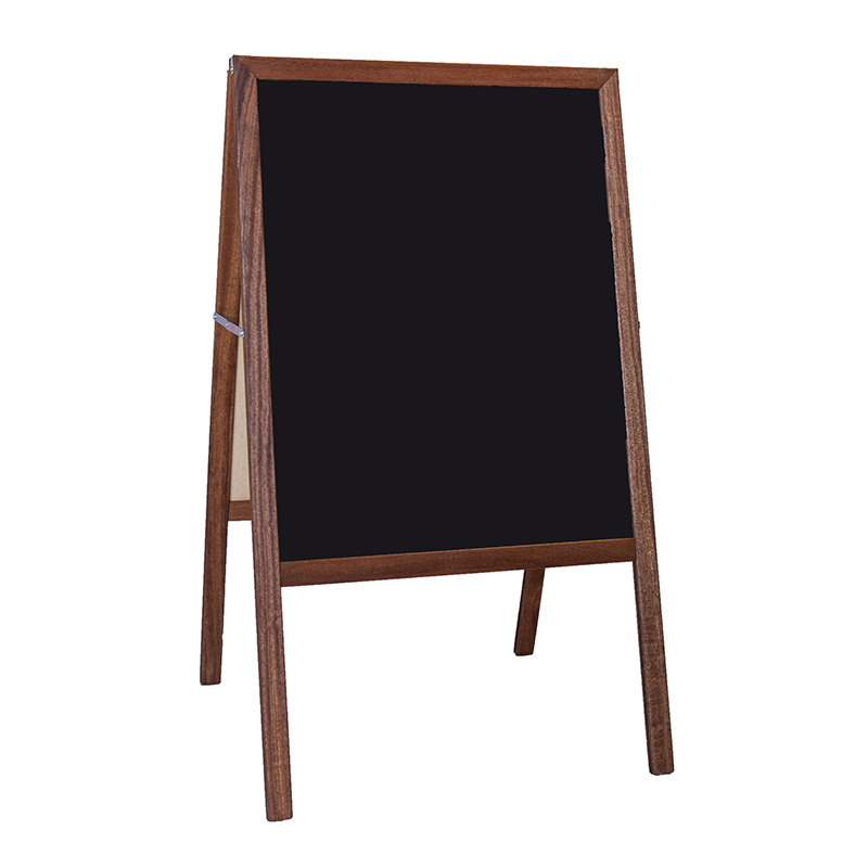 2 Side Chalkboard Marquee Easel, Black