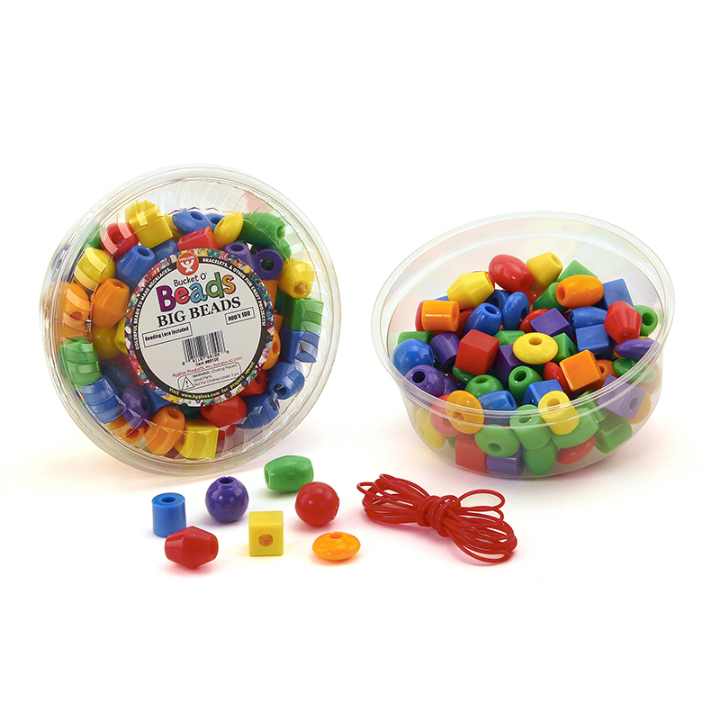 Picture of Hygloss Products HYG68100BN Big Beads&#44; 16 oz