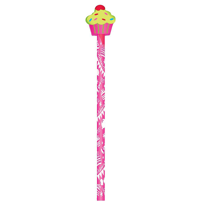 Moon Pencil + Eraser Topper Write-Ons, Birthday Party, PK36