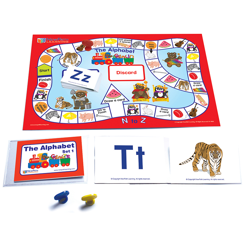 Picture of NewPath Learning NP-220021 Language Readiness Games Alphabet Learning Center