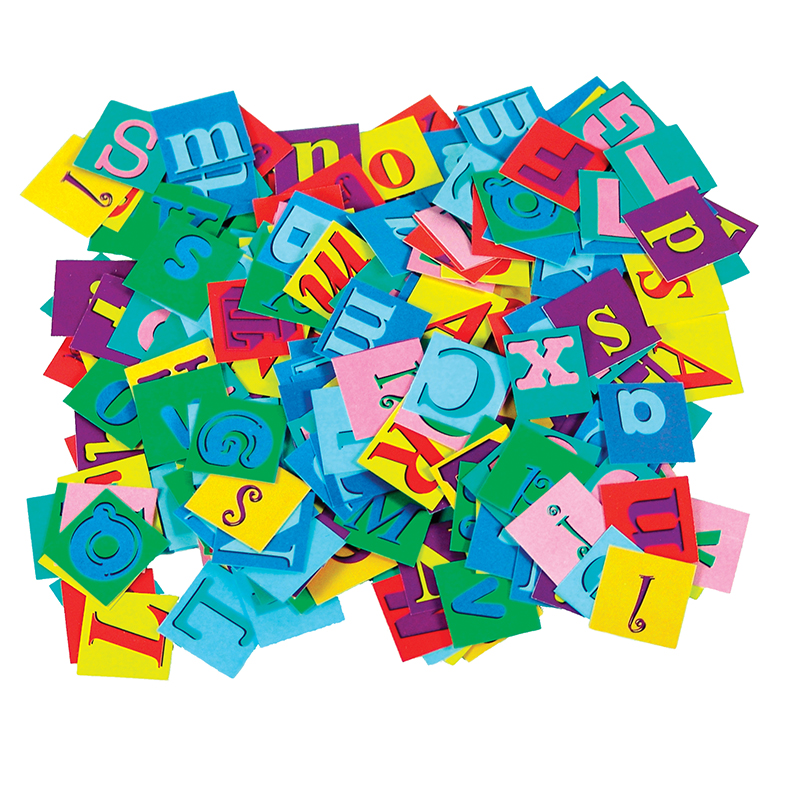 Roylco R-15632BN Alphabet Pasting Pieces Grade Kindergarten to 1, 5.91" Height, 4.88" Wide, 5.51" Length (Pack of 6000)