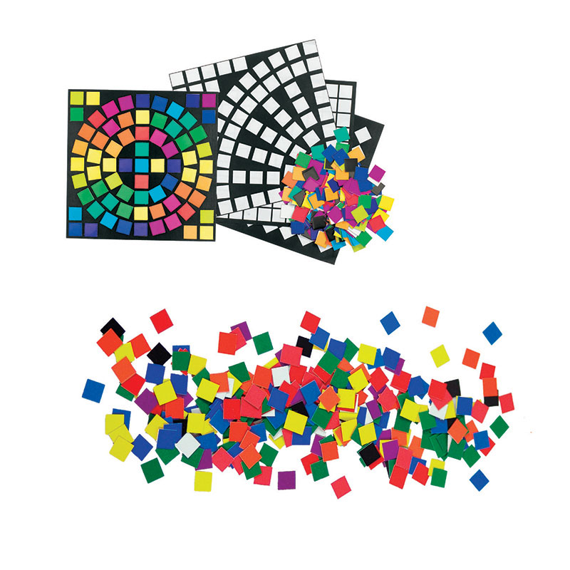 Roylco R-15639BN Spectrum Mosaics, 14 Colors, 2000/PK, 2 Packs/CT