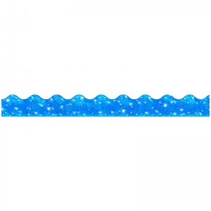 TREND enterprises T-91413BN Blue Sparkle Terrific Trimmers, 32.5