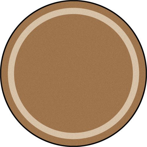 Portrait Round Rug, 7 ft. 7 in. - Mocha