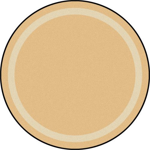 Portrait Round Rug, 7 ft. 7 in. - Sandstone