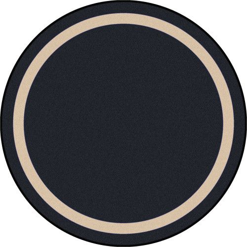 Portrait Round Rug, 7 ft. 7 in. - Onyx