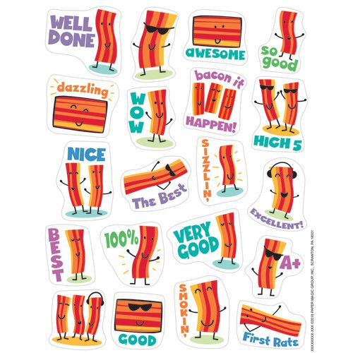 Picture of Eureka EU-650946 Bacon Stickers Scented