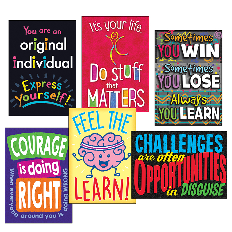 Picture of Trend Enterprises T-A67937 Life Lessons Argus Poster Combo Pack
