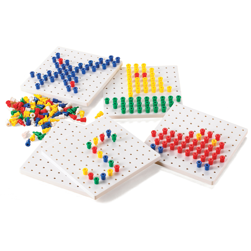 Picture of Learning Advantage CTU39470 Pegs Peg Boards Set