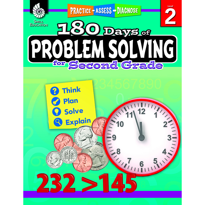 180 Day Problem Solving Grade 2 Work Book