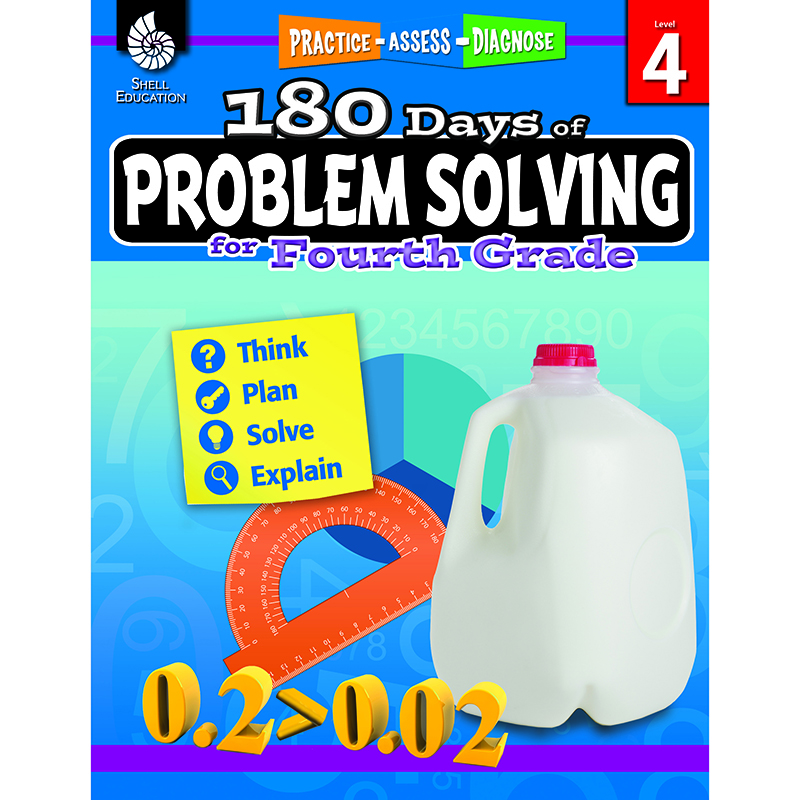 180 Day Problem Solving Grade 4 Work Book