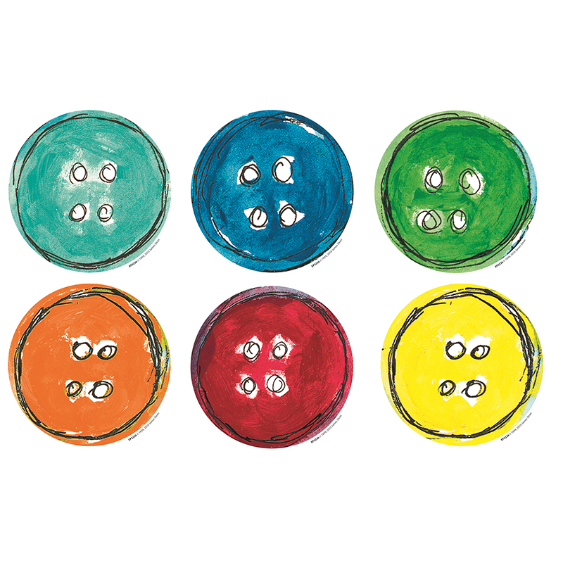 Picture of Teacher Created Resources EP-3236 Pete the Cat Groovy Buttons Accents - Pack of 36