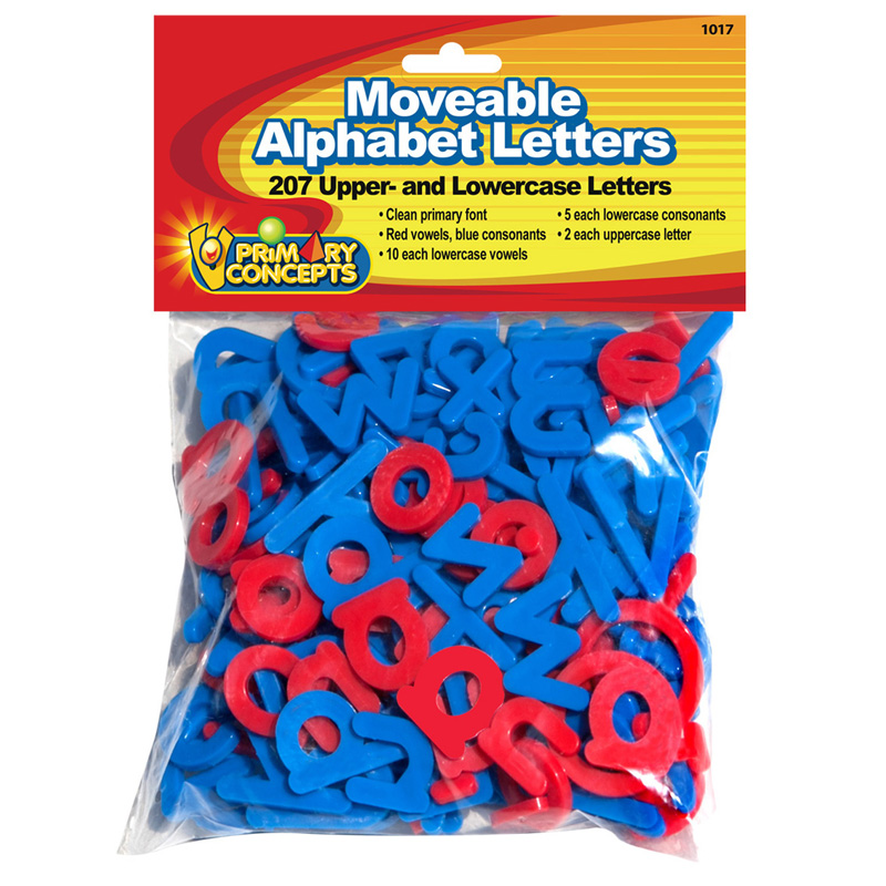 Picture of Primary Concepts  Inc PC-1017 Moveable Alphabet 207 Letters