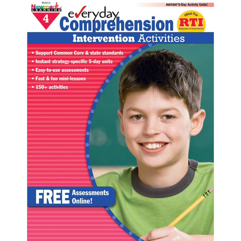 Picture of Newmark Learning NL-0412 Everyday Comprehension Grade 4 Intervention Activities